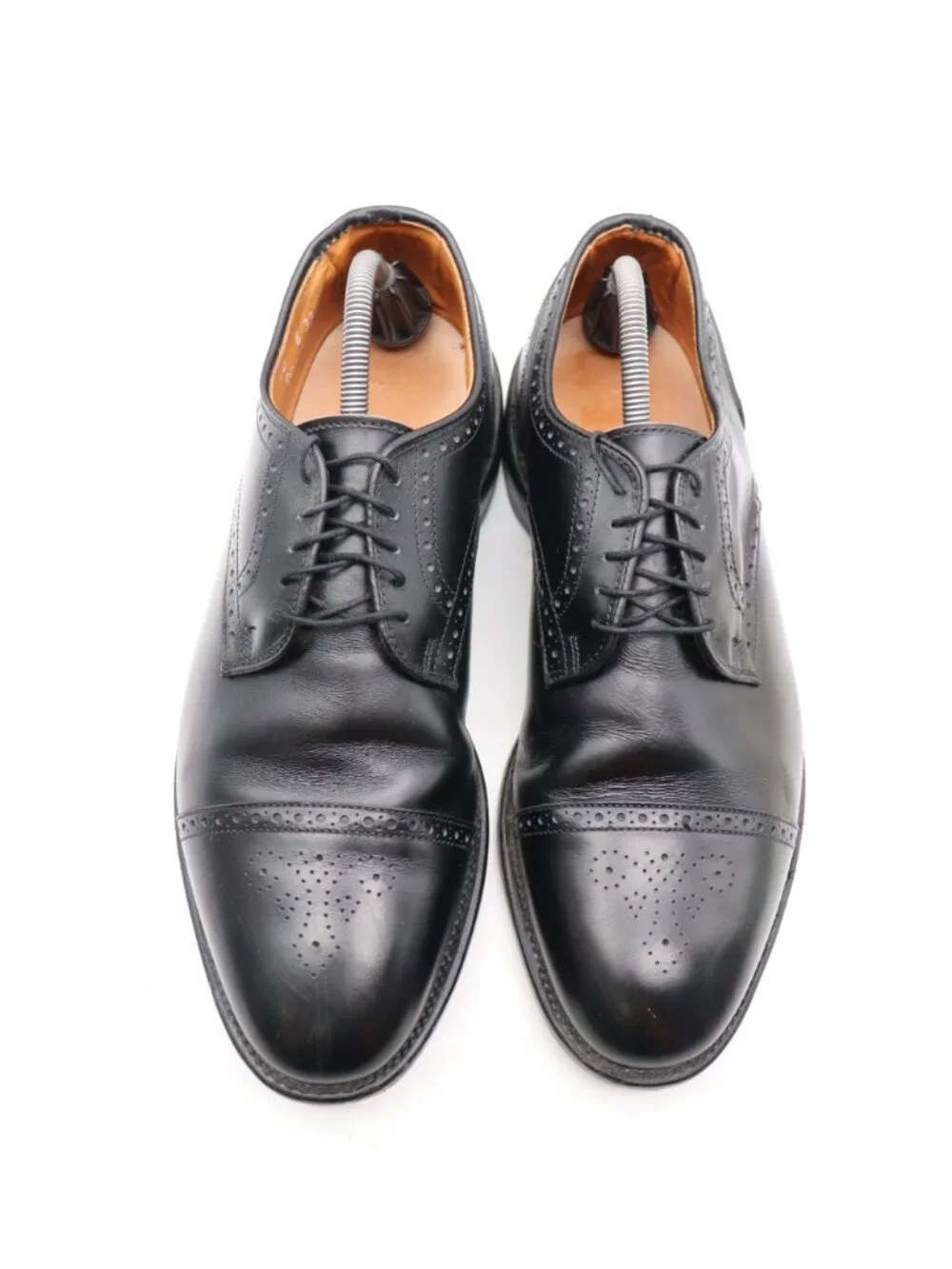Allen Edmonds Colton Men's 10 E Cap Toe Brogue Black Leather Oxford Made In USA